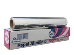 Papel Aluminio X 100 Mts En Caja