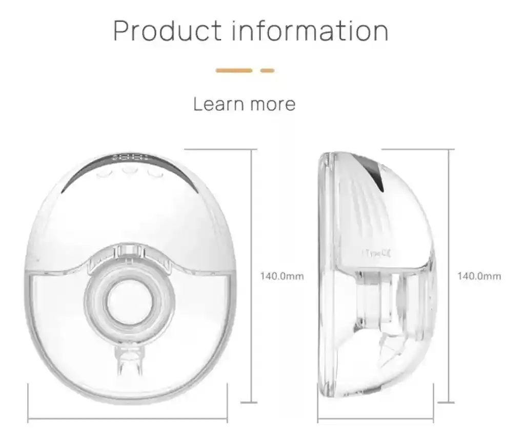 Extractor De Leche Eléctrico Manos Libres