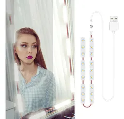 Tira Luz Led Tipo E Para Espejo De Tocador, Tira De Luz Regulable