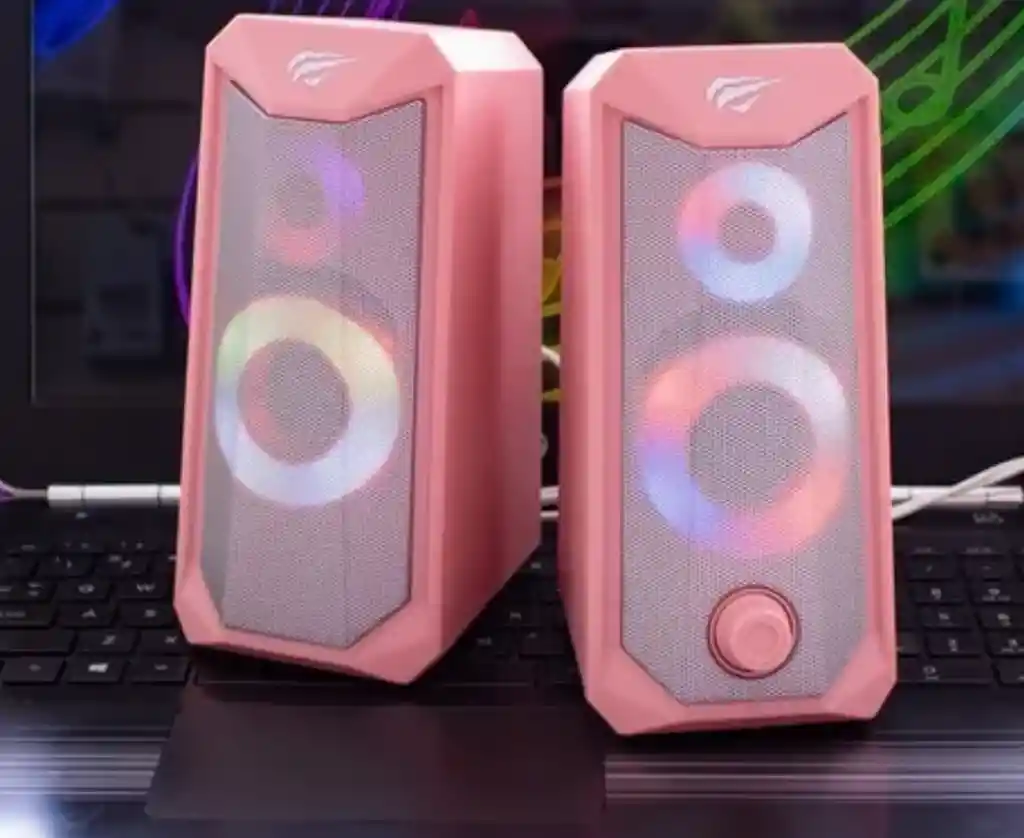 Parlantes Havit Pink