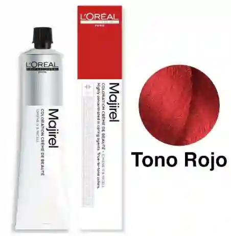 Loreal Tinte Majirel Rouge Tono Rojo (incluye Peróxido, Guantes Y Tratamiento)
