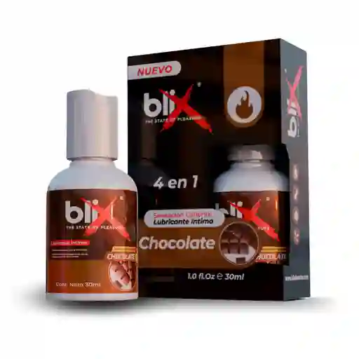 Lubricante Intimo Blix Sensación Caliente Chocolate 30ml