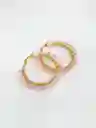 Aretes Ö Grandes Cuarzo Rosa