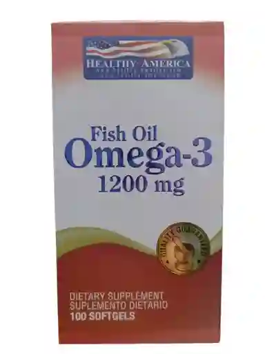 Omega 3 1200 Mg X 100 Softgels Healthy America