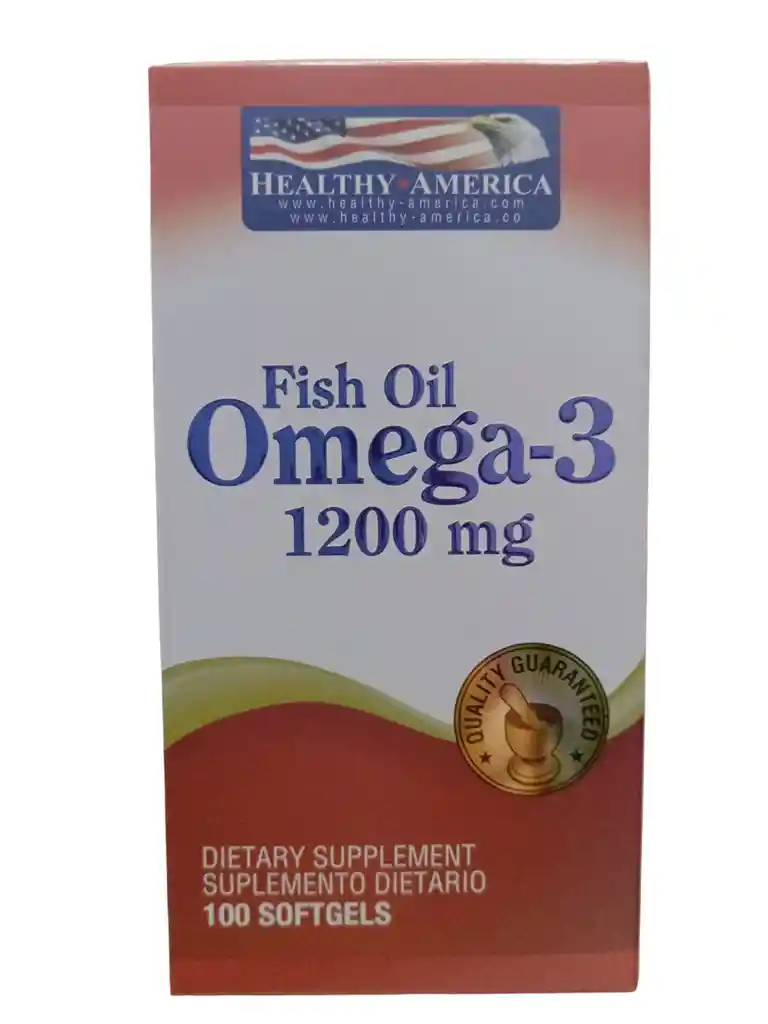 Omega 3 1200 Mg X 100 Softgels Healthy America