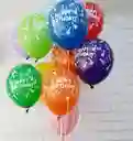 Globo De Feliz Cumpleaños En Helio R12