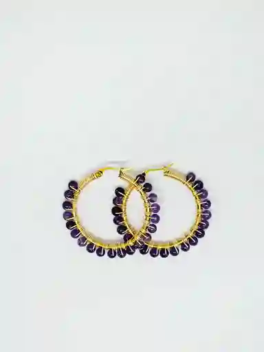 Aretes Ö Grandes Amatista