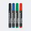 Marcador Permanente Color Azul, Rojo, Verde Y Negro Por Unidad - Referencia 420
