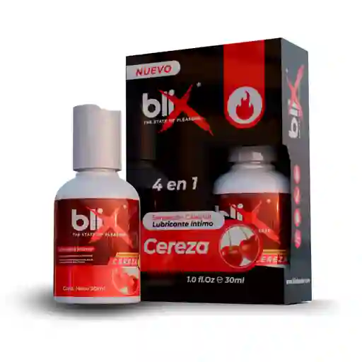 Lubricante Intimo Blix Sensación Caliente Cereza 30ml