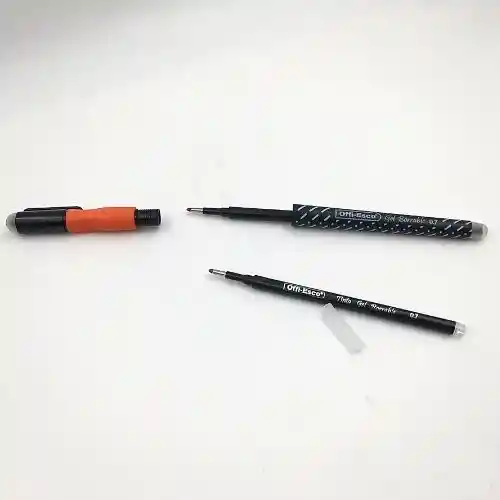 Lapicero Gel Borrable 0.7mm Offi-esco 0e-025 Rojo O Negro Por Unidad