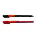 Lapicero Gel Borrable 0.7mm Offi-esco 0e-025 Rojo O Negro Por Unidad