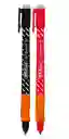 Lapicero Gel Borrable 0.7mm Offi-esco 0e-025 Rojo O Negro Por Unidad