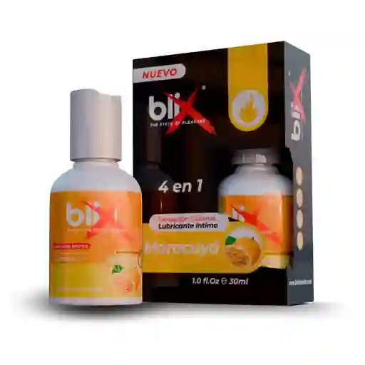 Lubricante Intimo Blix Sensación Caliente Maracuyá 30ml