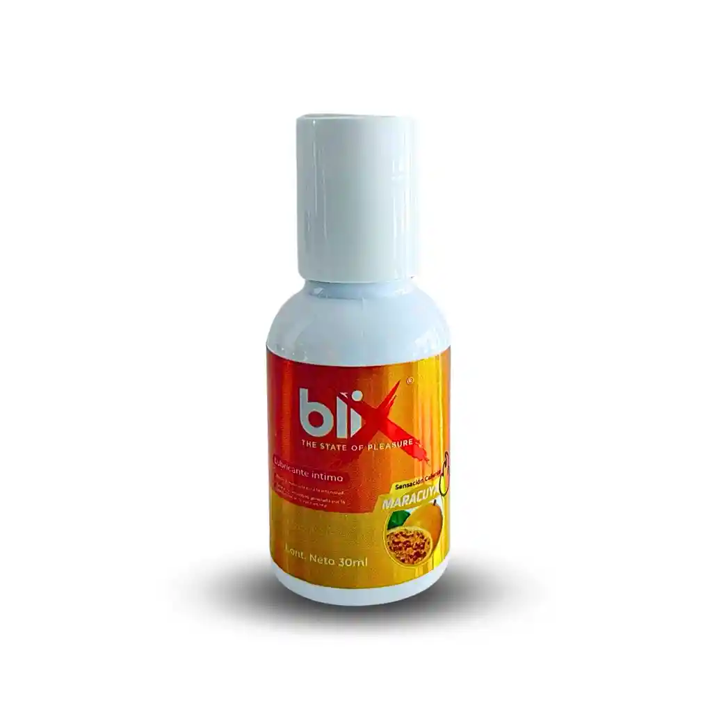 Lubricante Intimo Blix Sensación Caliente Maracuyá 30ml