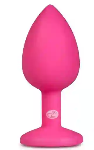 Plug Anal Silicona Rosa Talla S