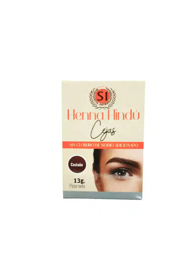 Sidharta Henna Hindú Cejas 13g Castaño