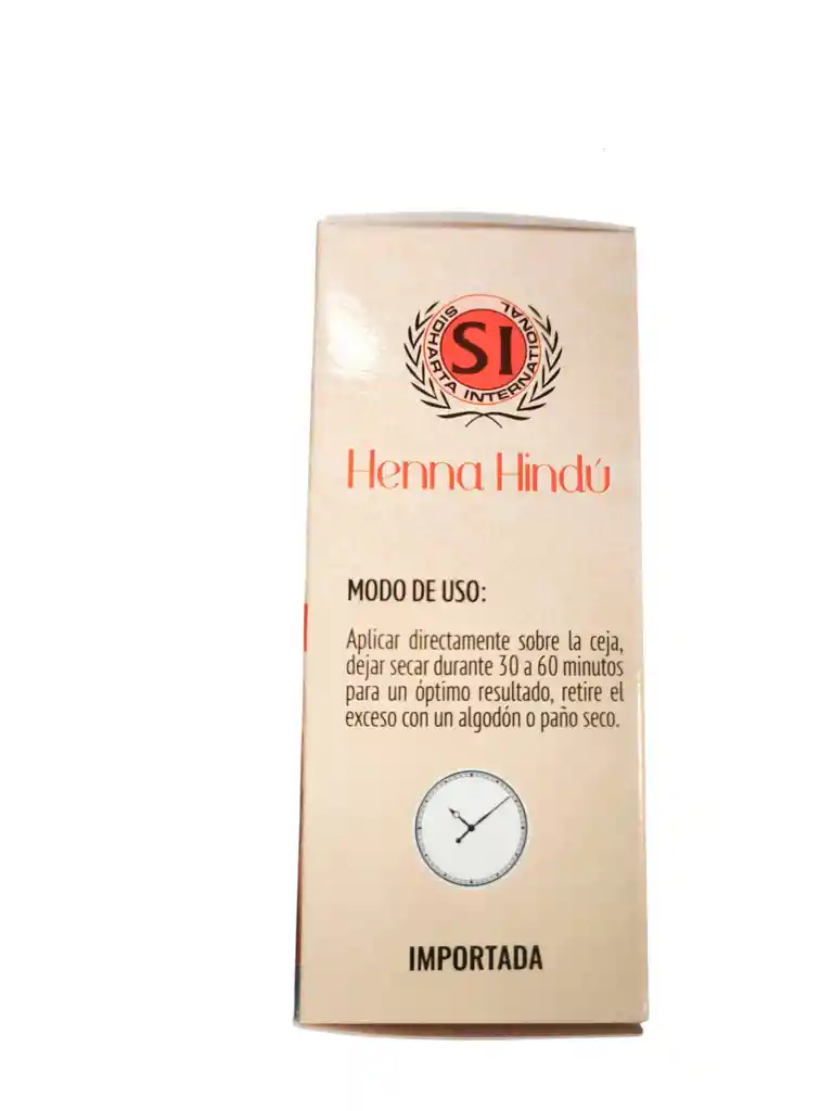 Sidharta Henna Hindú Cejas 13g Castaño