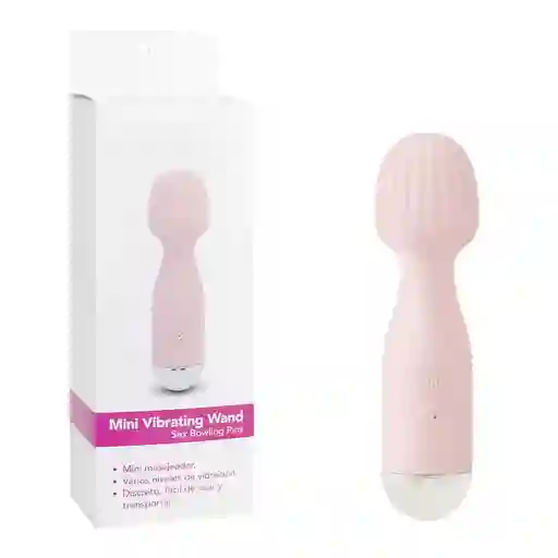 Mini Vibrating Wand Sex Bowling Pins Pink