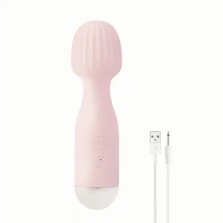 Mini Vibrating Wand Sex Bowling Pins Pink