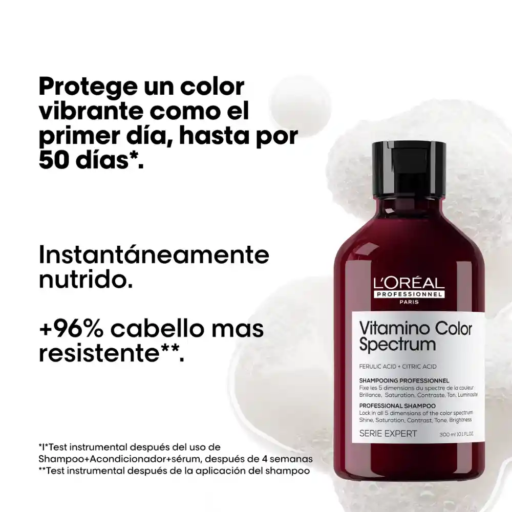 Shampoo L'oréal Professionnel Vitamino Color Spectrum De 300 Ml