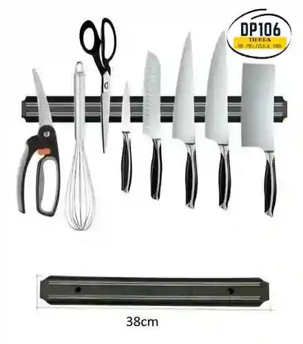 Base Magnetica Para Cuchillos Tijeras Herramientas 38 Cm