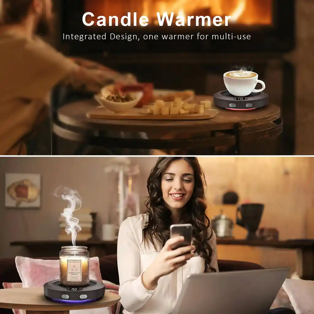 Calentador De Taza Para Escritorio Con Apagado Automático