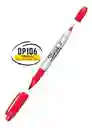 Sharpie Marcador Doble Punta Rojo
