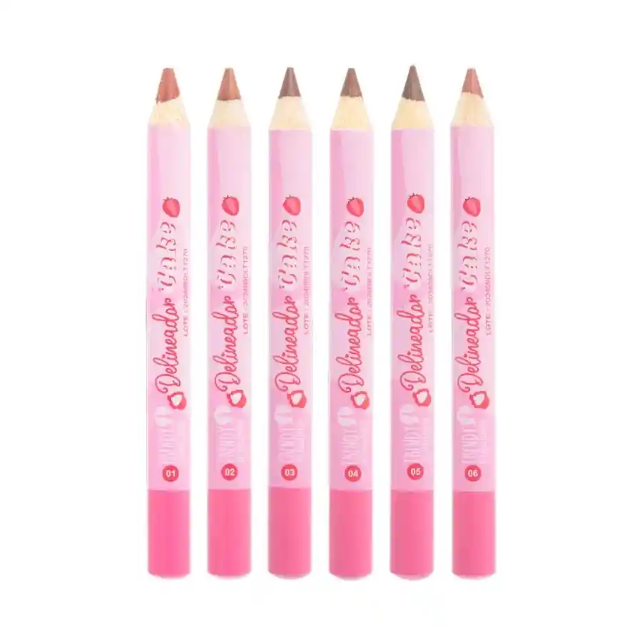 Delineador De Labios Tono 1 Trendy Jumbo Cupcake Ref Dlt1270