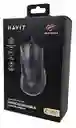 Mouse Para Jugadores Havit Ms954 De 12000 Dpi, 7 Botones, Color Negro