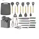 Shuniking Mb19 Juego De Utensilios De Cocina 19 Unidades De Cocina