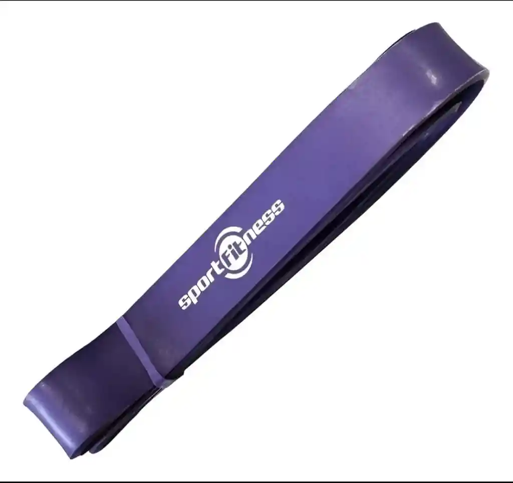 Banda De Poder Elástica Morada Sportfitness 50/75 Lb Tension Color Morado