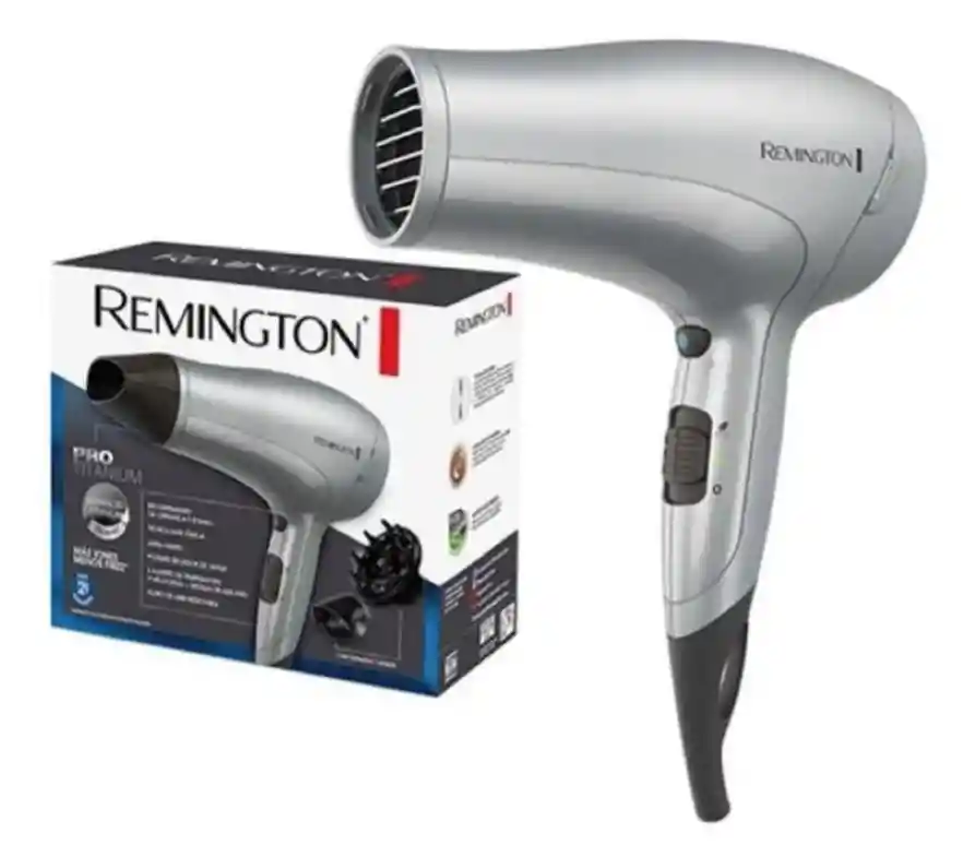 Secador Remington Pro Titanium Ceramic Iones Dos Boquillas