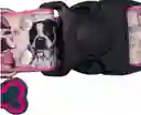 Collar Estampado Perritos Rosa Talla L