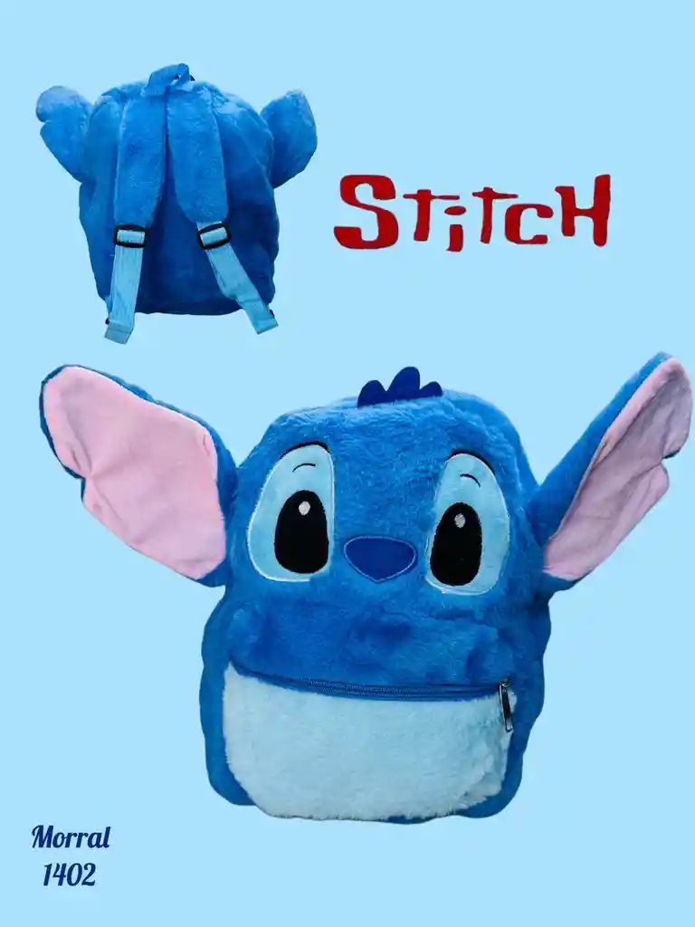 Bolso Morral Peluche Stitch 14-02