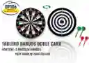 Tiro Al Blanco / Tablero De Dardos Doble Cara Con 2 Pares De Dardos
