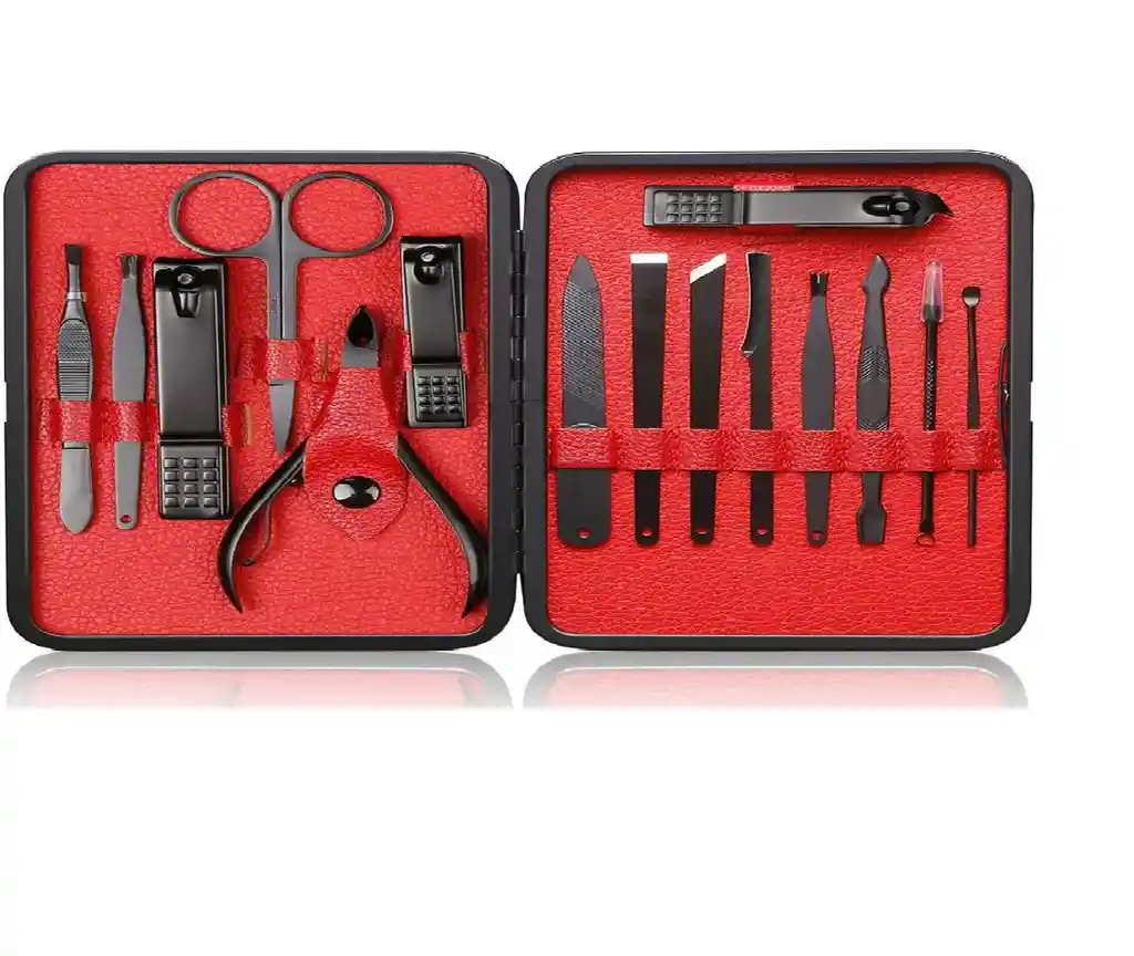 Kit De Manicura Cortaúñas De Acero Inoxidable Profesional