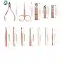 Kit De Manicura Cortaúñas De Acero Inoxidable Profesional