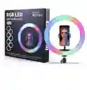 Aro Luz Rgb 26 Cm Led Con Trípode