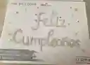 Globo Feliz Cumpleaños Letra Cursiva