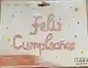 Globo Feliz Cumpleaños Letra Cursiva