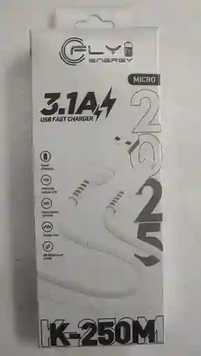 Cable V8 A Usb 3,1a Fly K-250