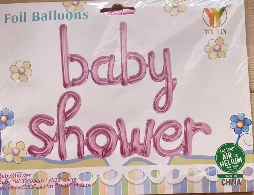 Globo Baby Shower Rosado