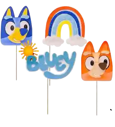 Topper Decorativo Bluey En Foami