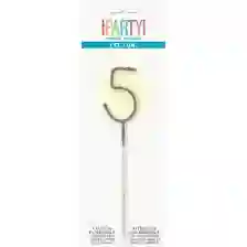 Vela #5 Numeral Sparkler