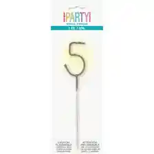 Vela #5 Numeral Sparkler