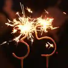 Vela #6 Numeral Sparkler