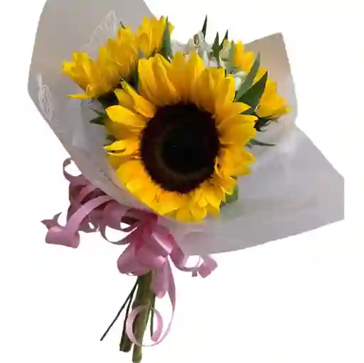Bouquet De Girasoles Y Astromelias