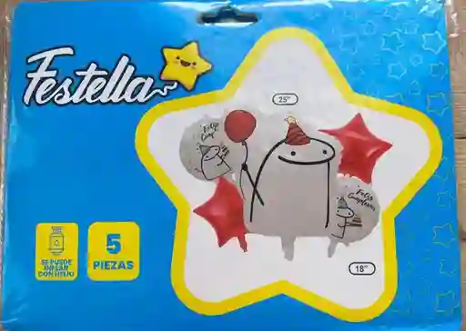 Kit Globo Feliz Cumpleaños Animado