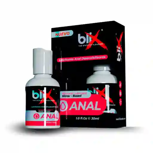 Lubricante Anal Desensibilizante Blix X 30 Ml