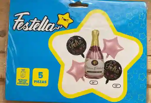 Kit Globo Champaña